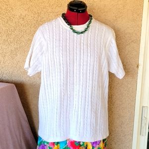 Cable knit Sweater sz 18 20 by BUG Best United Garment Co